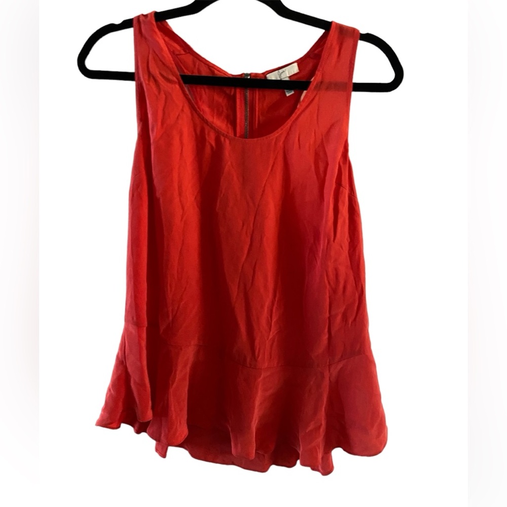 Joie Red Racerback Silk Top